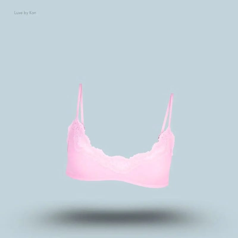 SKIMS Fits Everybody lace-trimmed stretch-woven bra