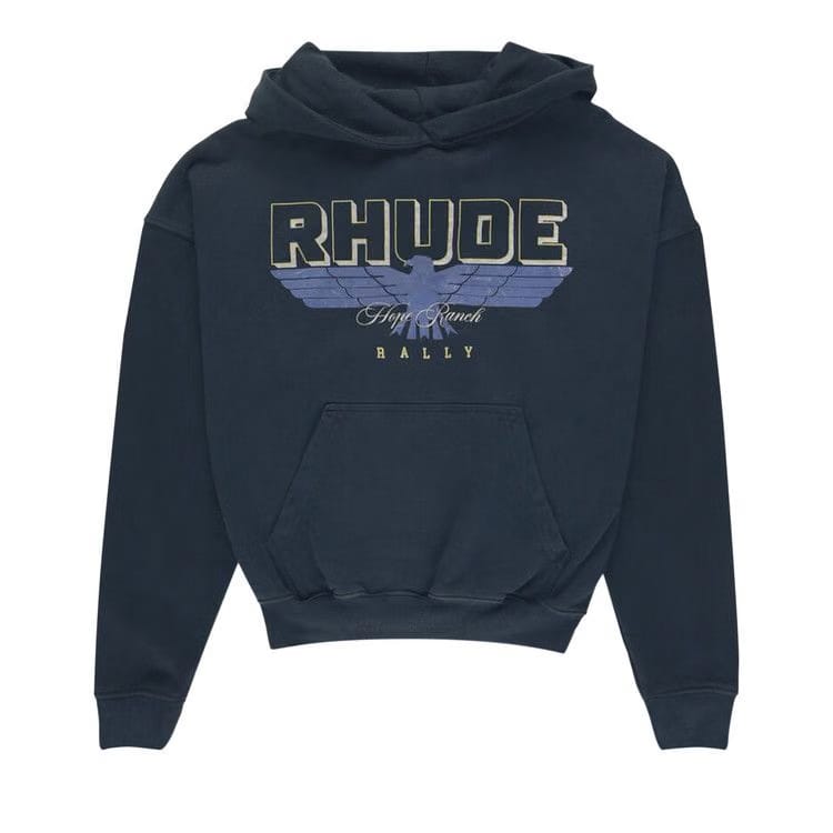 Rhude Hope Ranch Hoodie Vintage Black
