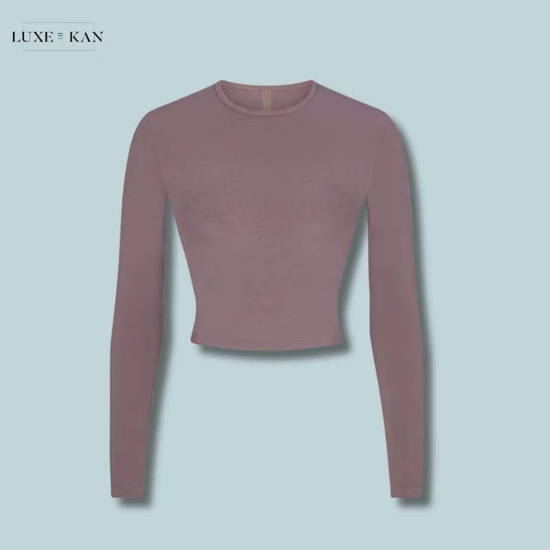 SKIMS New Vintage cropped stretch-cotton T-shirt