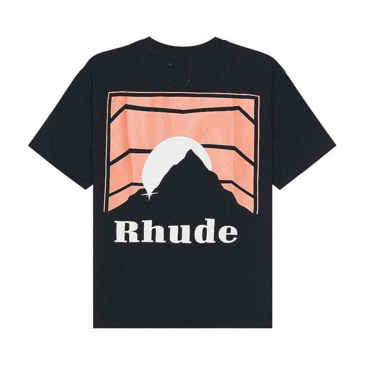 Rhude Lamborghini Moonlight T-Shirt Vintage Black