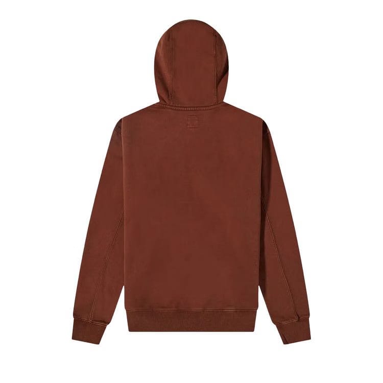 Brain Dead Collegiate Zip Hoodie Chocolate