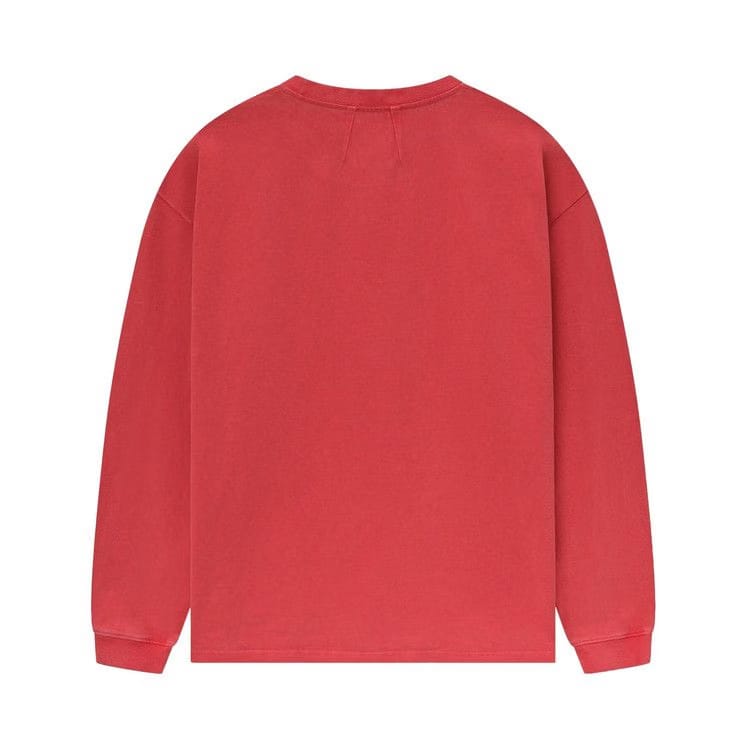 Rhude Logo Long-Sleeve T-Shirt Vintage Red