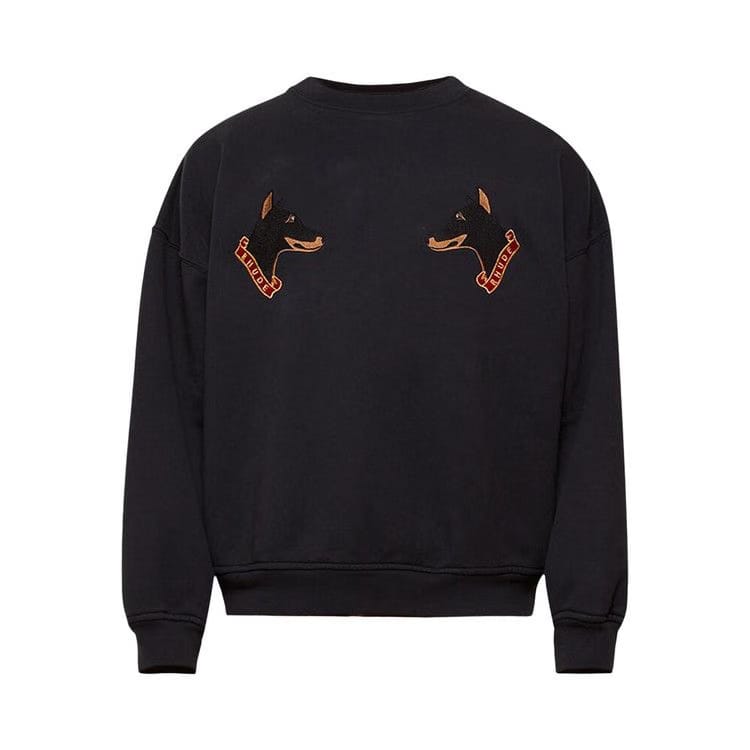 Rhude London Hound Crewneck Vintage Black
