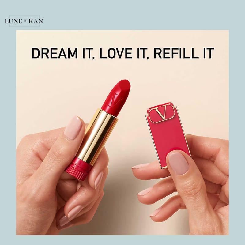 Valentino Beauty Rosso Valentino Matte Refillable Lipstick 3.4g