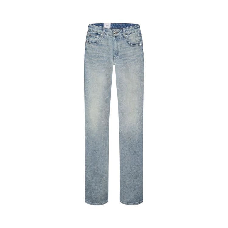 Rhude Low-Waist Denim Shorts Light Indigo