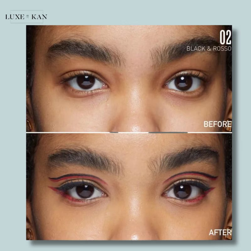 Valentino Beauty Twin Liner Double-Ended Eyeliner Black and Rosso 0.5ml