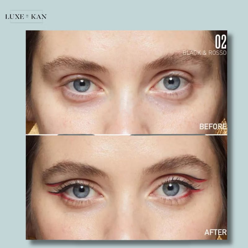 Valentino Beauty Twin Liner Double-Ended Eyeliner Black and Rosso 0.5ml