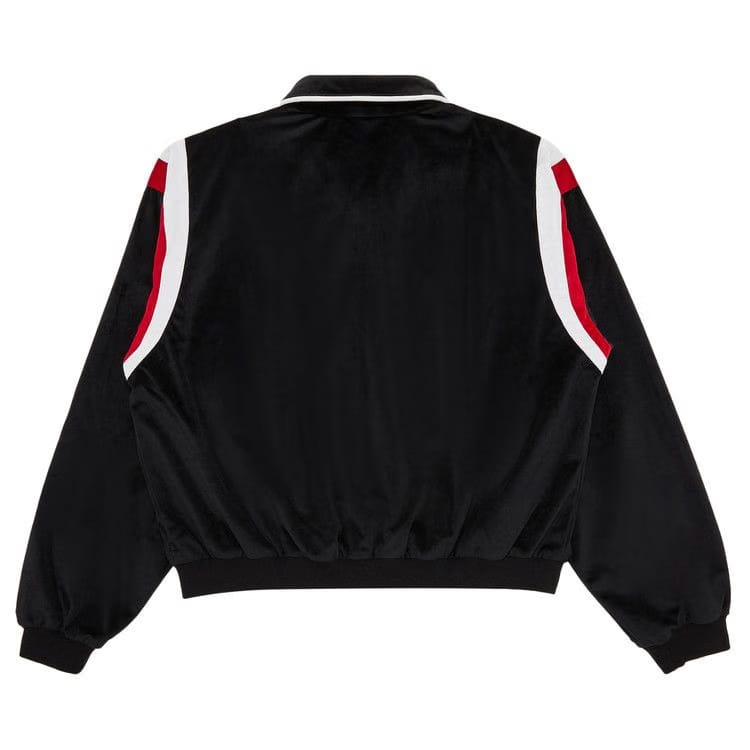 Rhude Mancino Velour Track Jacket Black