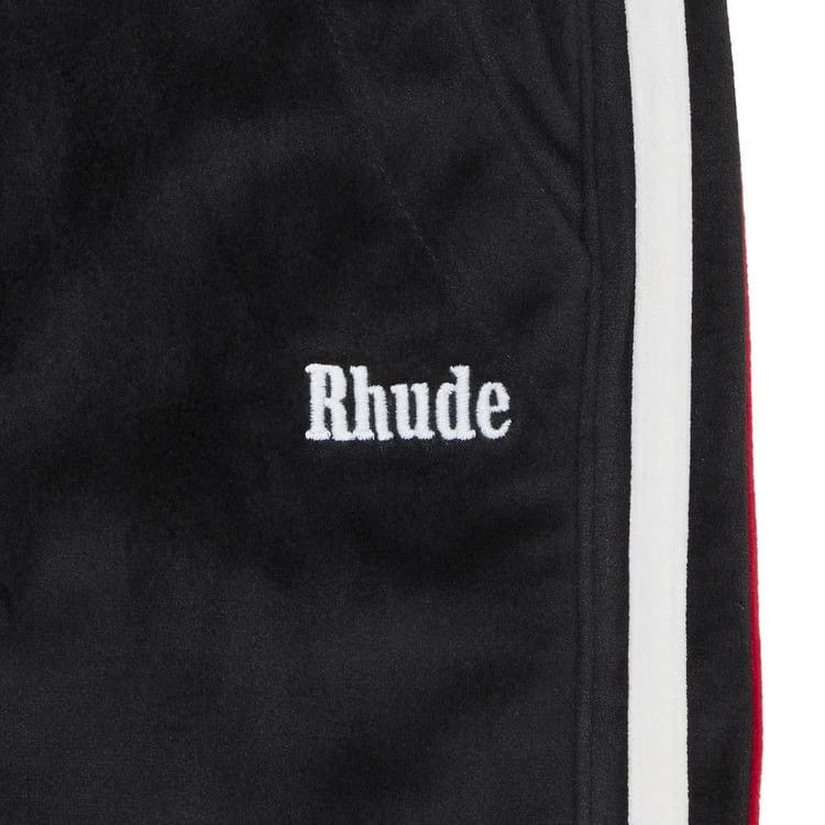 Rhude Mancino Velour Track Pant Black