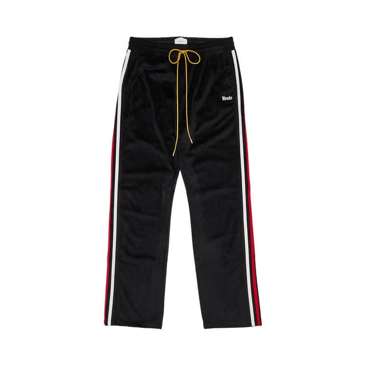 Rhude Mancino Velour Track Pant Black