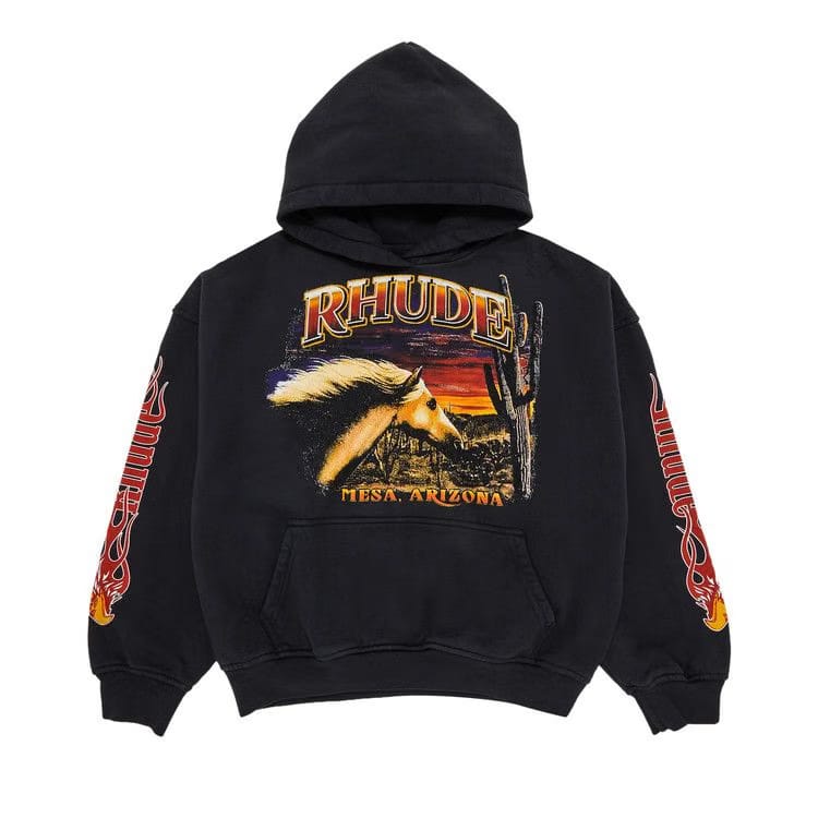 Rhude Mesa Stallion Hoodie Black