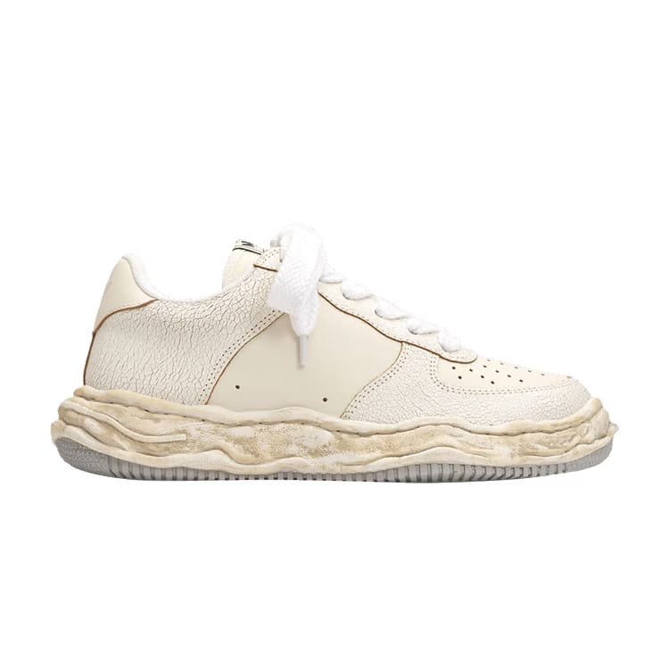 Maison Mihara Yasuhiro Wayne Low Cracking Leather - White