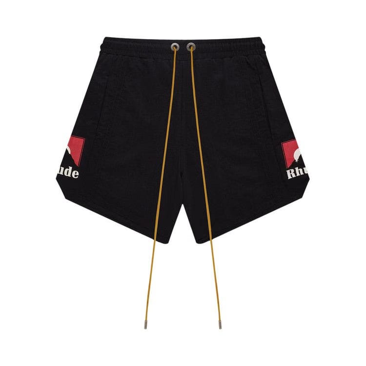 Rhude Moonlight Logo Shorts Black