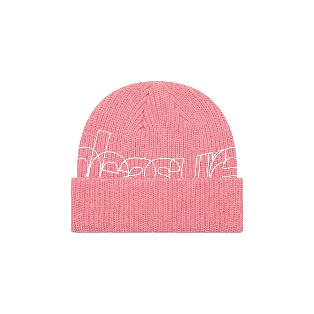 Pleasures Outline Beanie Pink