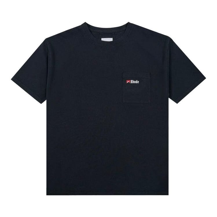 Rhude Moonlight Wolf Pocket T-Shirt Vintage Black