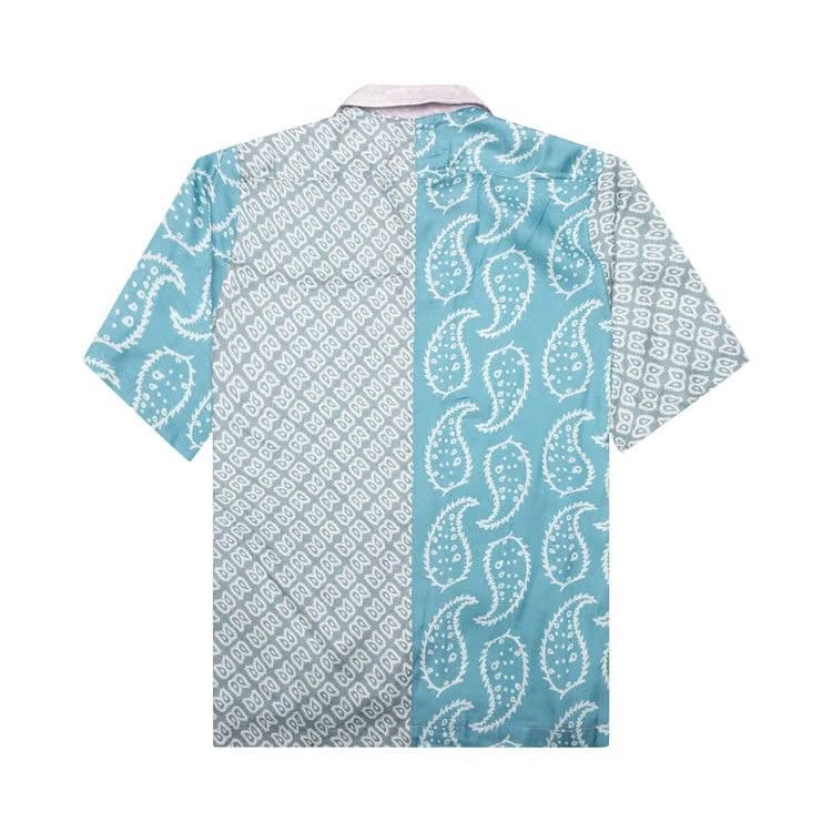 Rhude Multi Paisley Button Down Green/Blue
