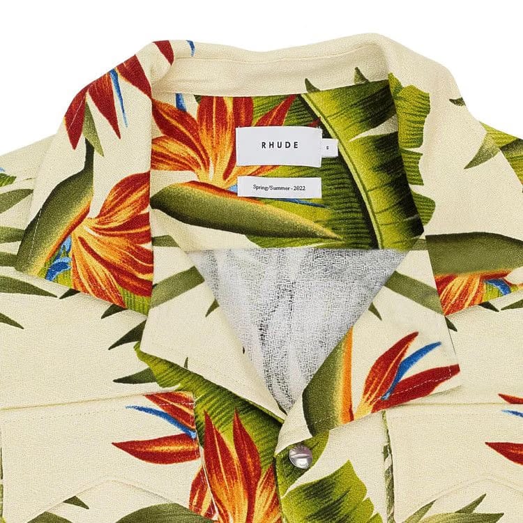Rhude Multi Snap Button Down Shirt Multicolor