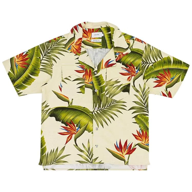 Rhude Multi Snap Button Down Shirt Multicolor