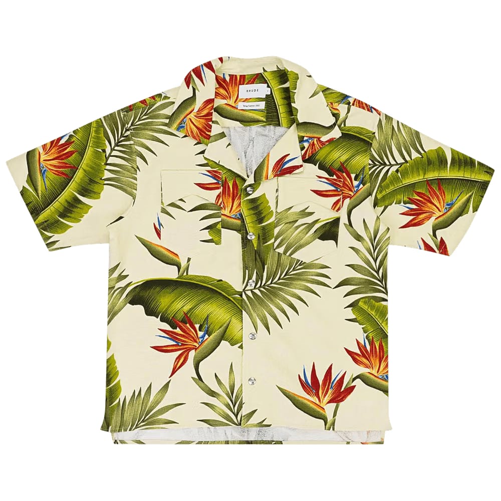 Rhude Multi Snap Button Down Shirt Multicolor