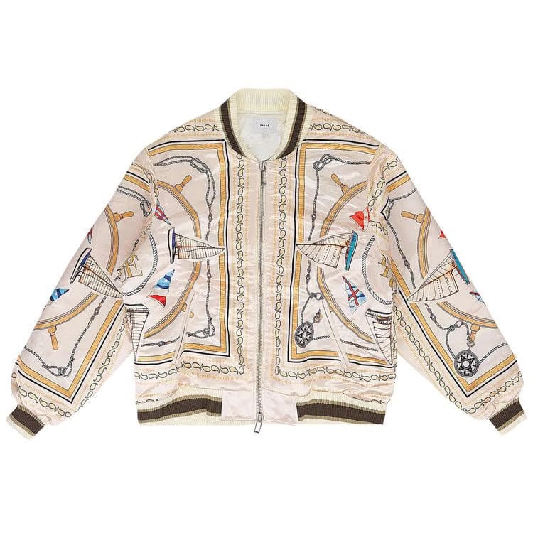 Rhude Nautica Satin Bomber Multicolor