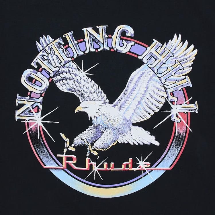 Rhude Notting Hill Eagle T-Shirt Vintage Black
