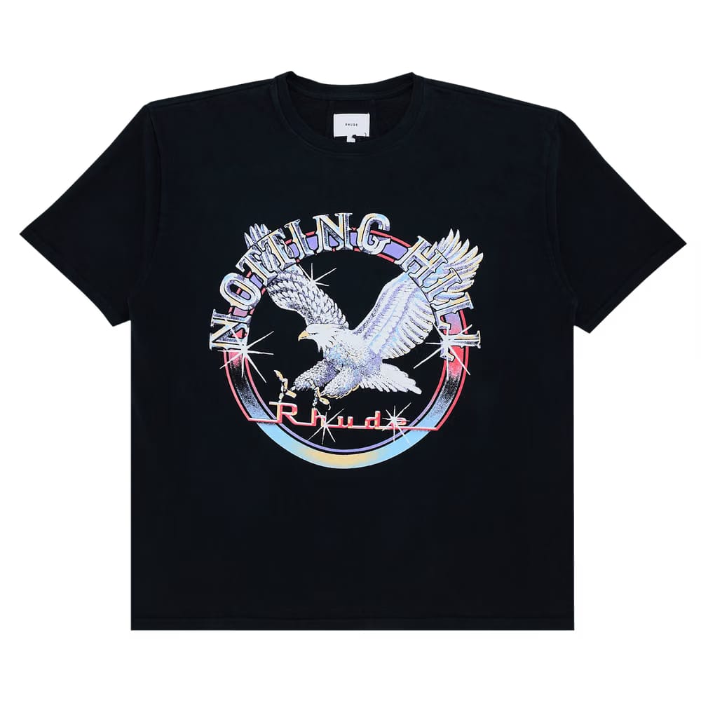 Rhude Notting Hill Eagle T-Shirt Vintage Black