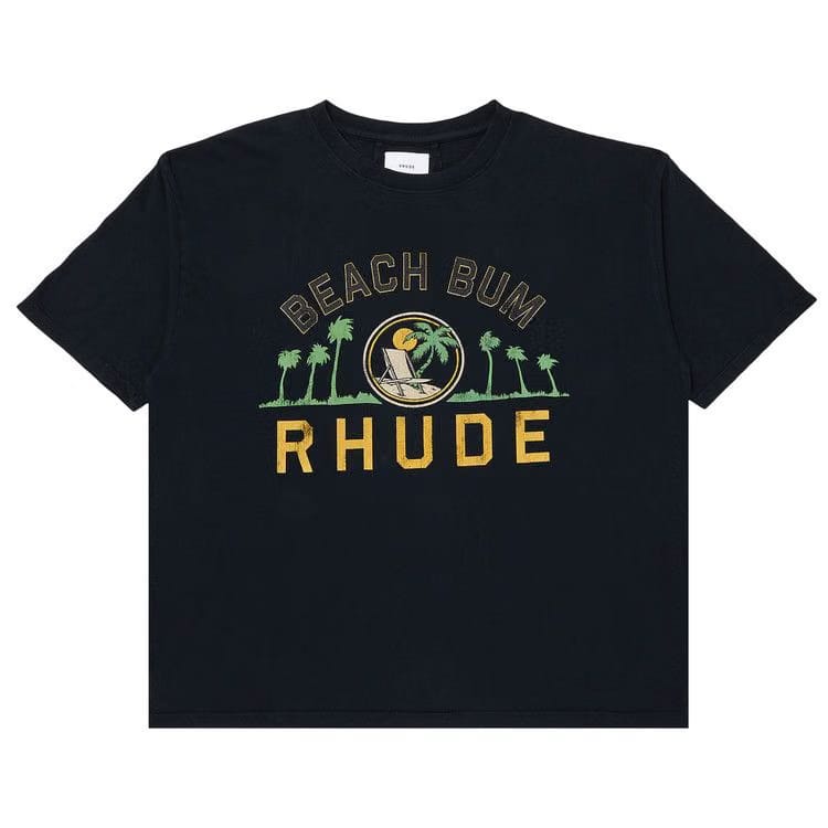 Rhude Palmera T-Shirt Vintage Black