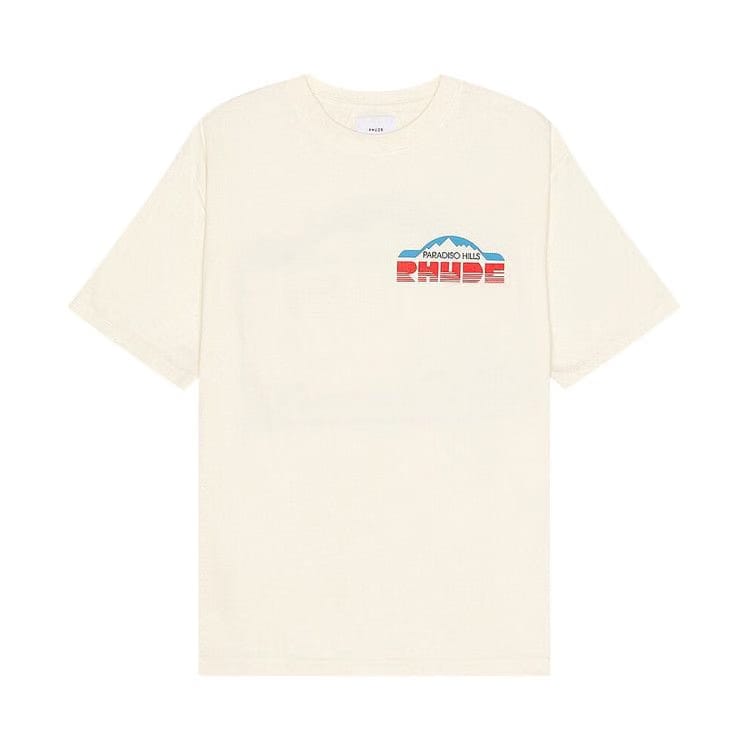 Rhude Paradiso Rally T-Shirt Vintage White