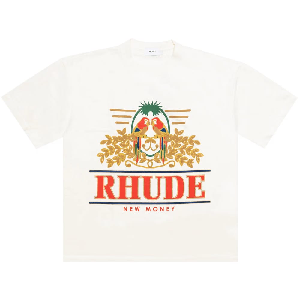 Rhude Parakeet T-Shirt Vintage White