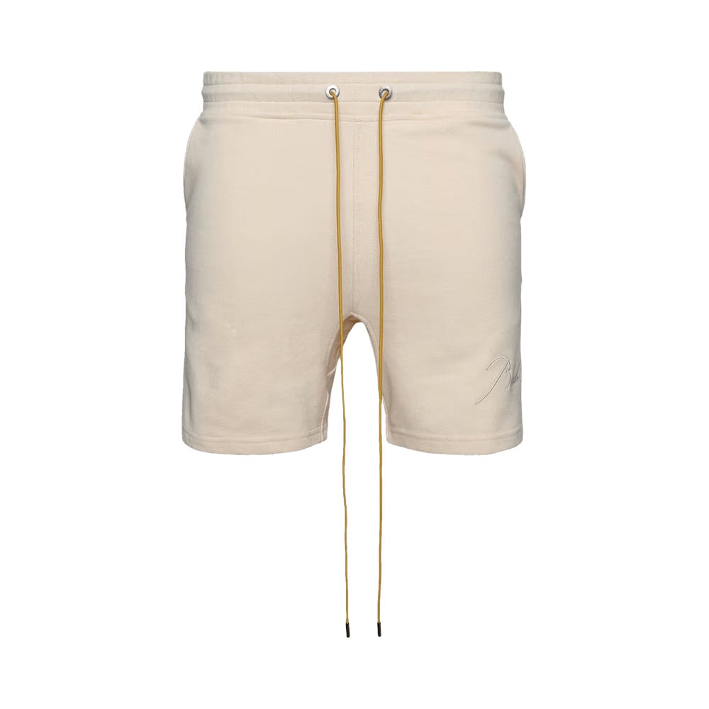 Rhude Pique Shorts Cream