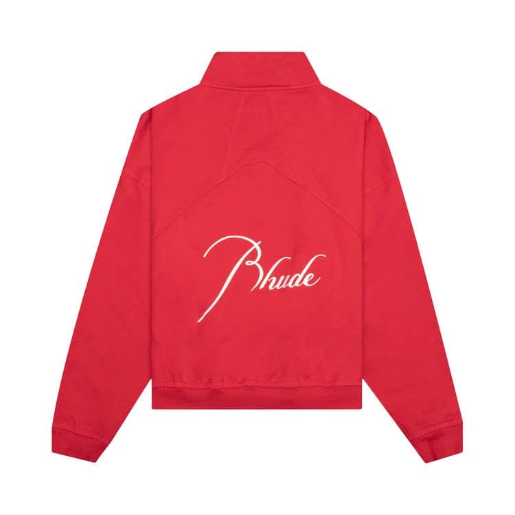 Rhude Quarter Zip Cherry Red