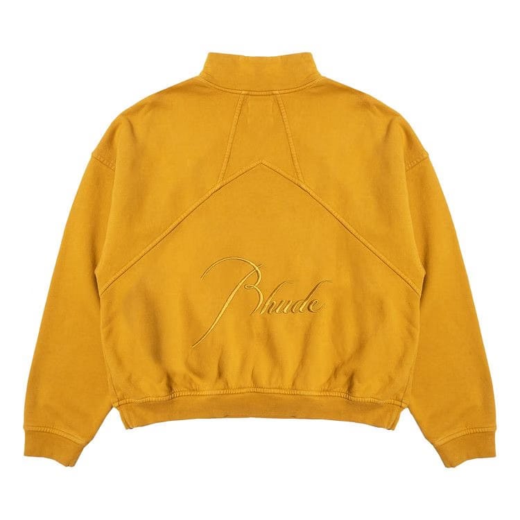Rhude Quarter Zip Mustard