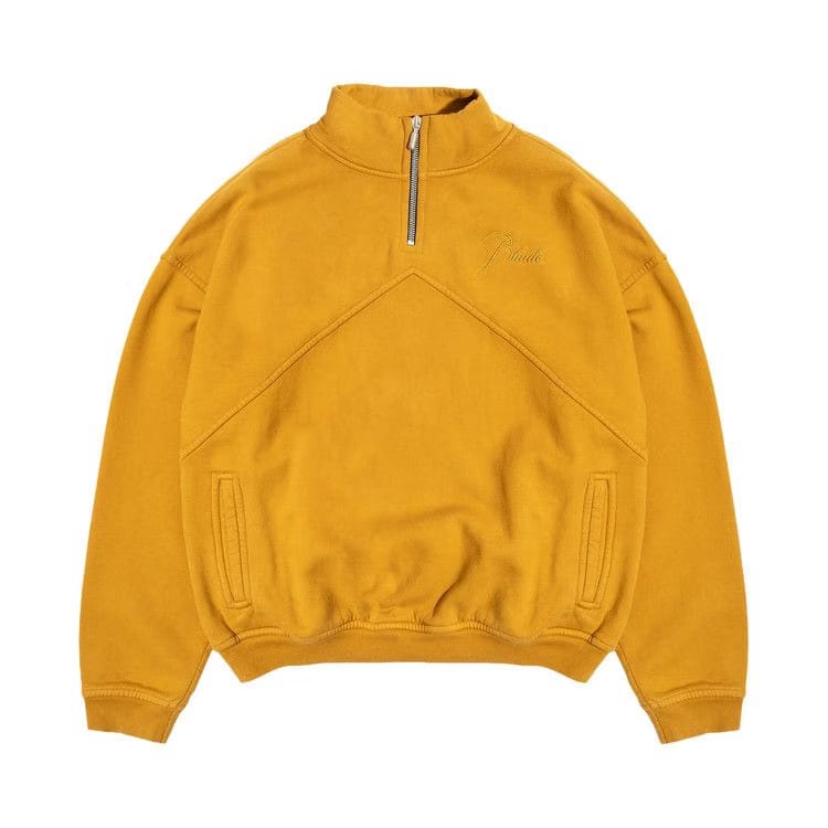 Rhude Quarter Zip Mustard