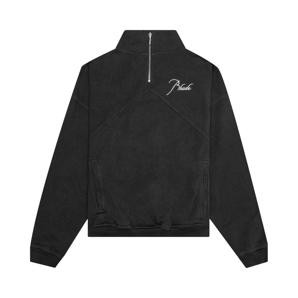Rhude Quarter Zip Vintage Black