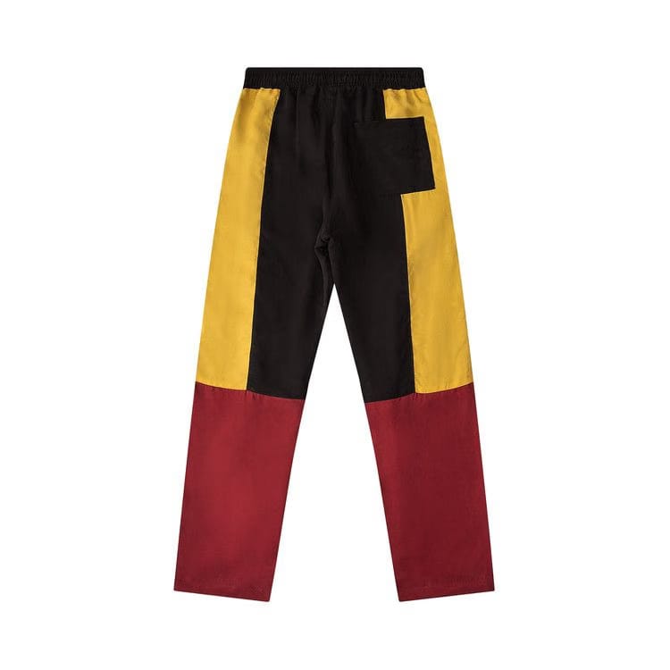 Rhude Rally Pant Black/Mustard/Maroon