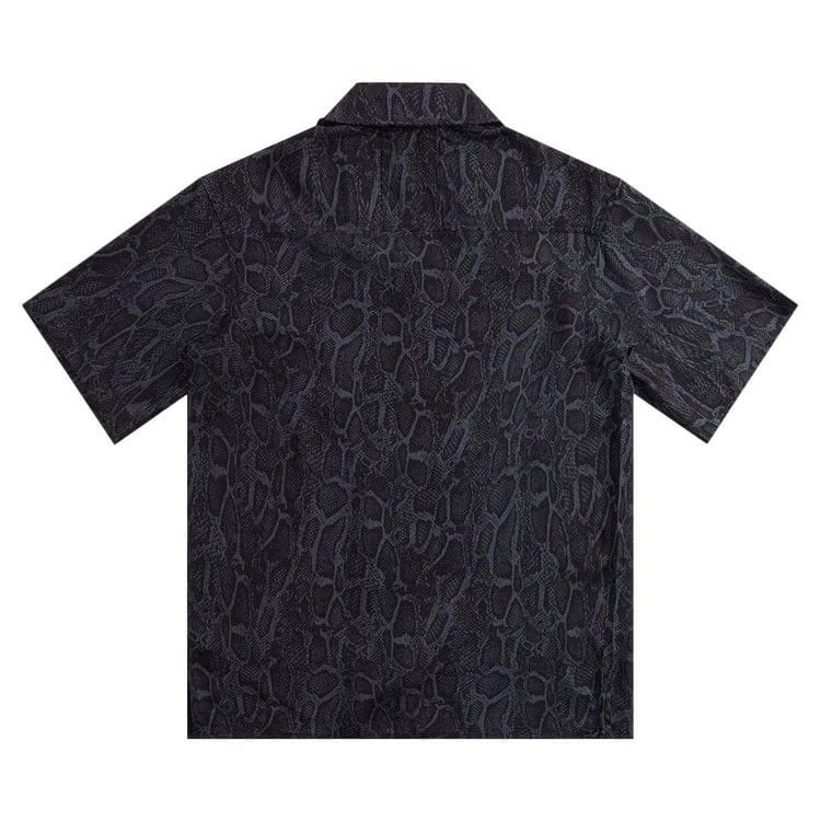 Rhude Rayon Snake Shirt Black