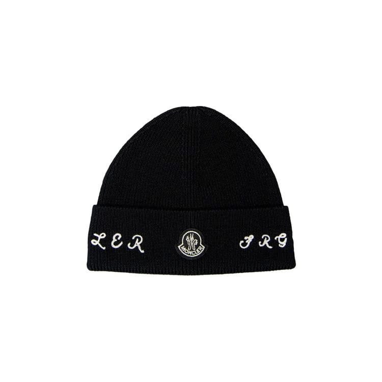 Moncler Genius x Frgmnt Hiroshi Fujiwara Logo Band Beanie Black