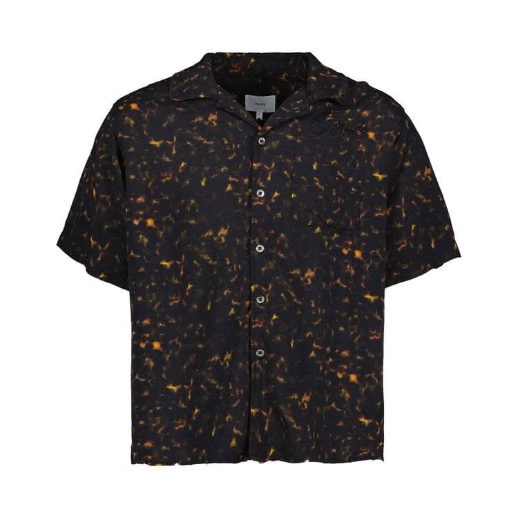 Rhude Rayon Tortoise Shirt Black/Multicolor