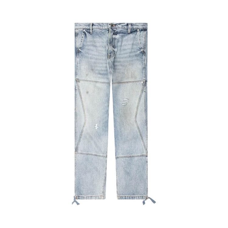Rhude Reza Denim Double Knee Pant Indigo