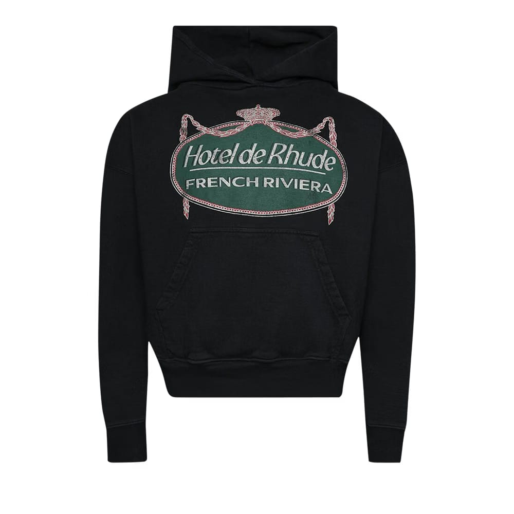 Rhude Riviera Hoodie Vintage Black