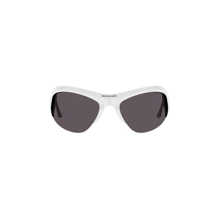 Balenciaga Cat Eye Sunglasses White/Silver/Grey