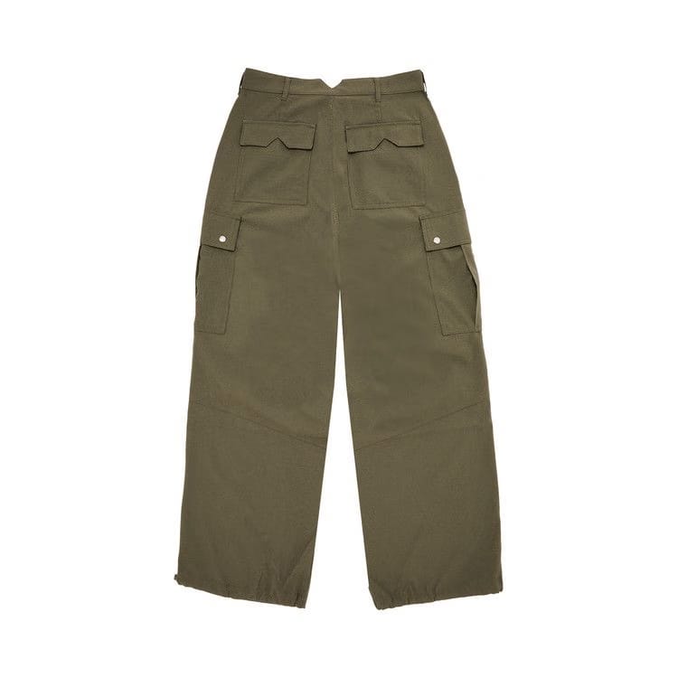 Rhude Seersucker Parachute Pant Olive