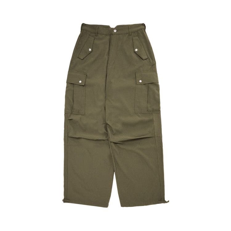Rhude Seersucker Parachute Pant Olive