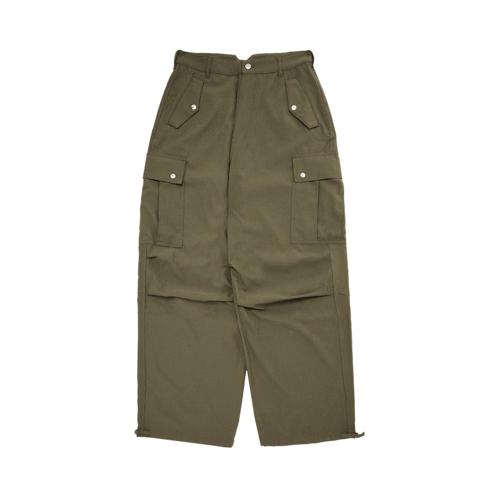 Rhude Seersucker Parachute Pant Olive