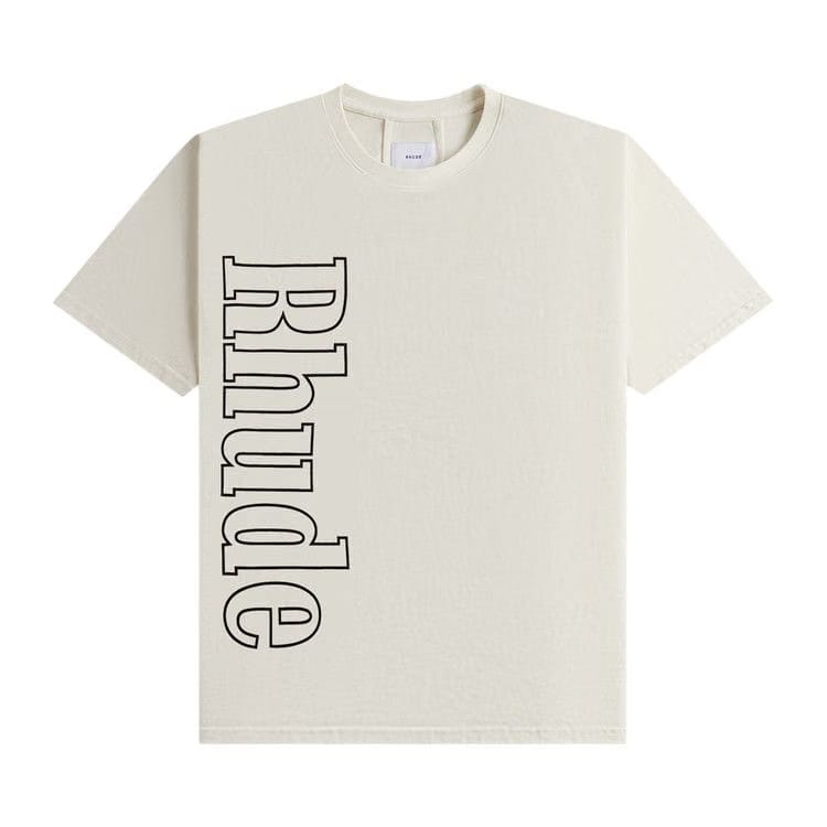 Rhude Side Logo T-Shirt Vintage White
