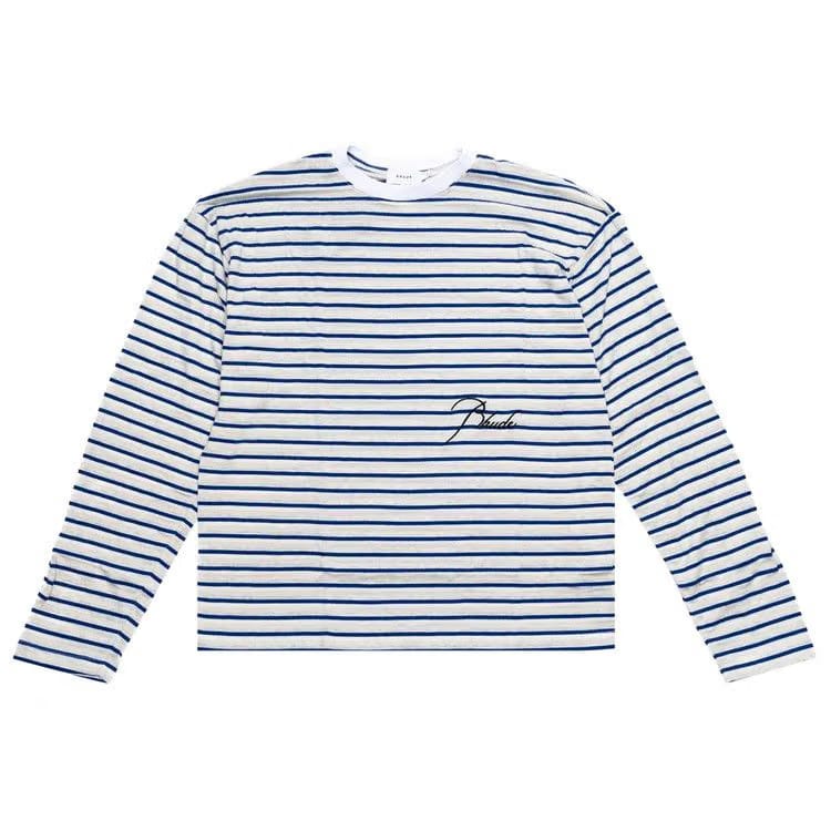 Rhude Signature Long-Sleeve Ivory/Cream