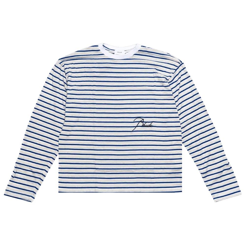 Rhude Signature Long-Sleeve Ivory/Cream