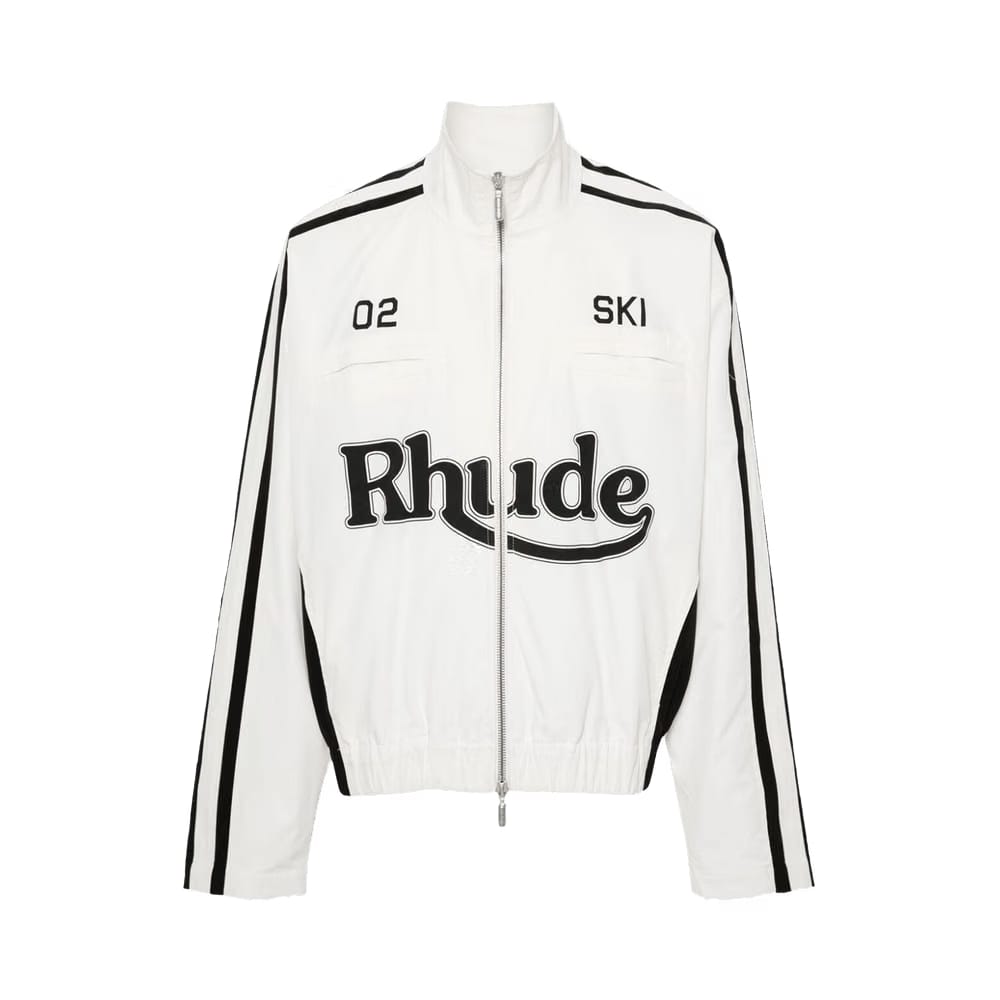 Rhude Ski Track Jacket White/Black