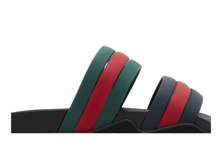 Gucci Agrado Grg Rubber Slide Black Blue Green Red