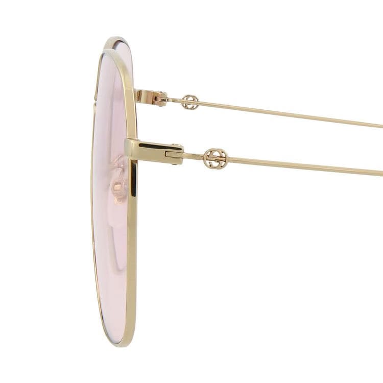Gucci Gradient Oversized Sunglasses Gold/Pink